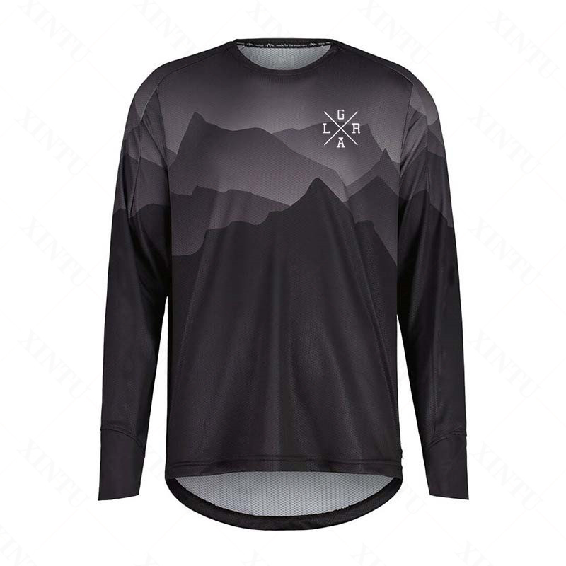 Mountain Biking Clothes - Men's Motorcycle Lrga Jersey MTB BMX