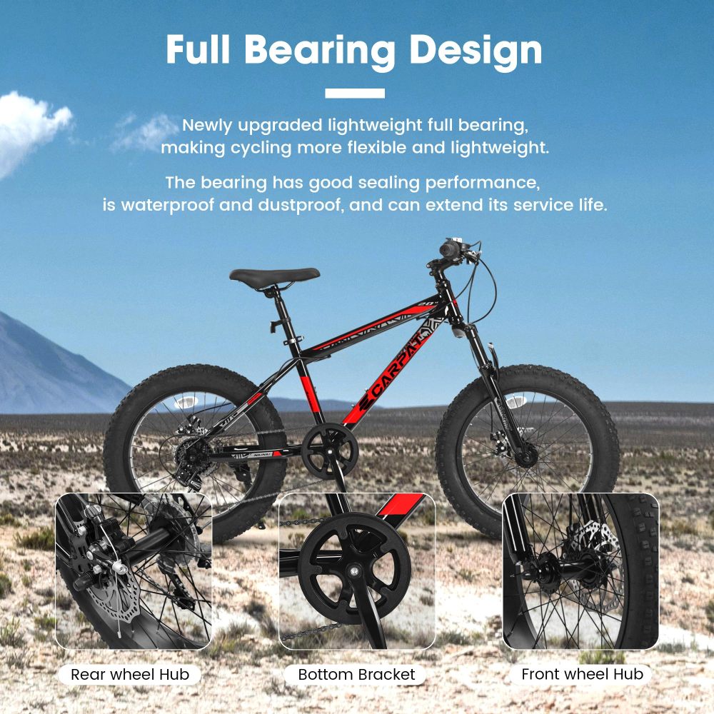 Mountain Biking For Kids - 20 Inch Kids Teenagers Mountain Bike,