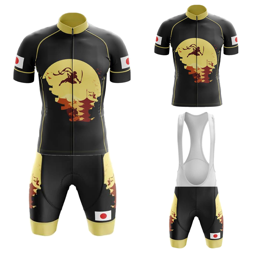Mountain Biking In Japan - JAPAN Cycling Jersey Set for Men