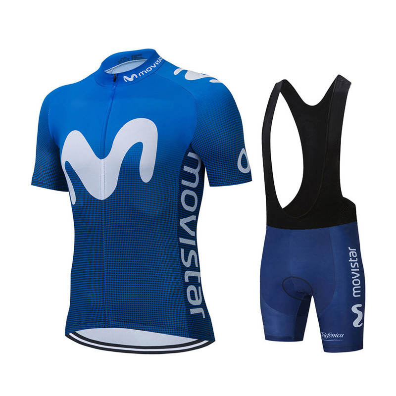 New Summer Movistar Team Cycli - Mountain Biking Clothes recension och pris