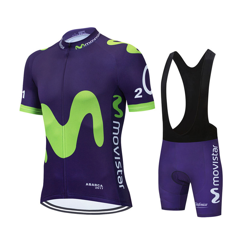 New Summer Movistar Team Cycli - Mountain Biking Clothes recension och pris