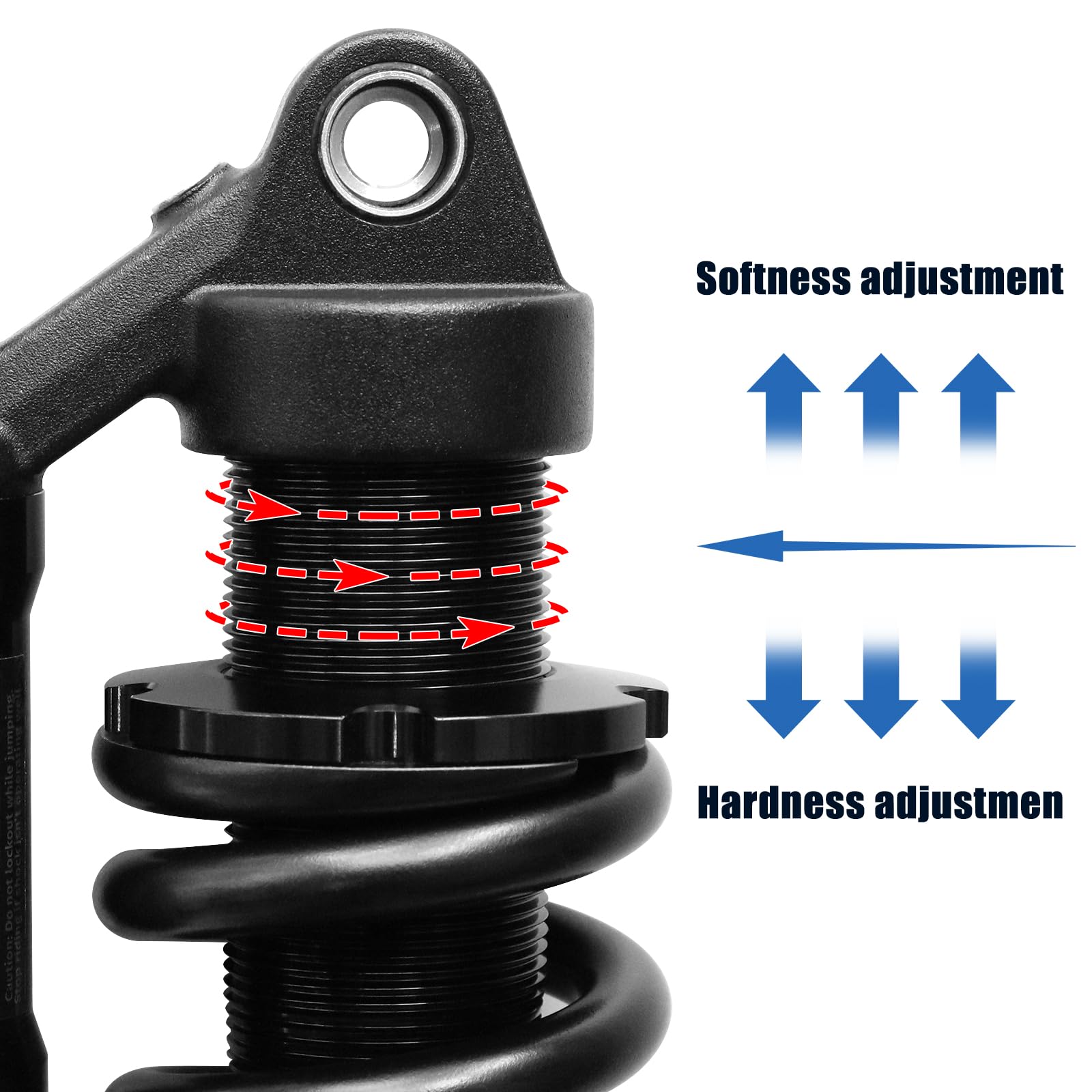 Adjustable Air Coil Rear Shock - Mountain Biking Downhill recension och pris
