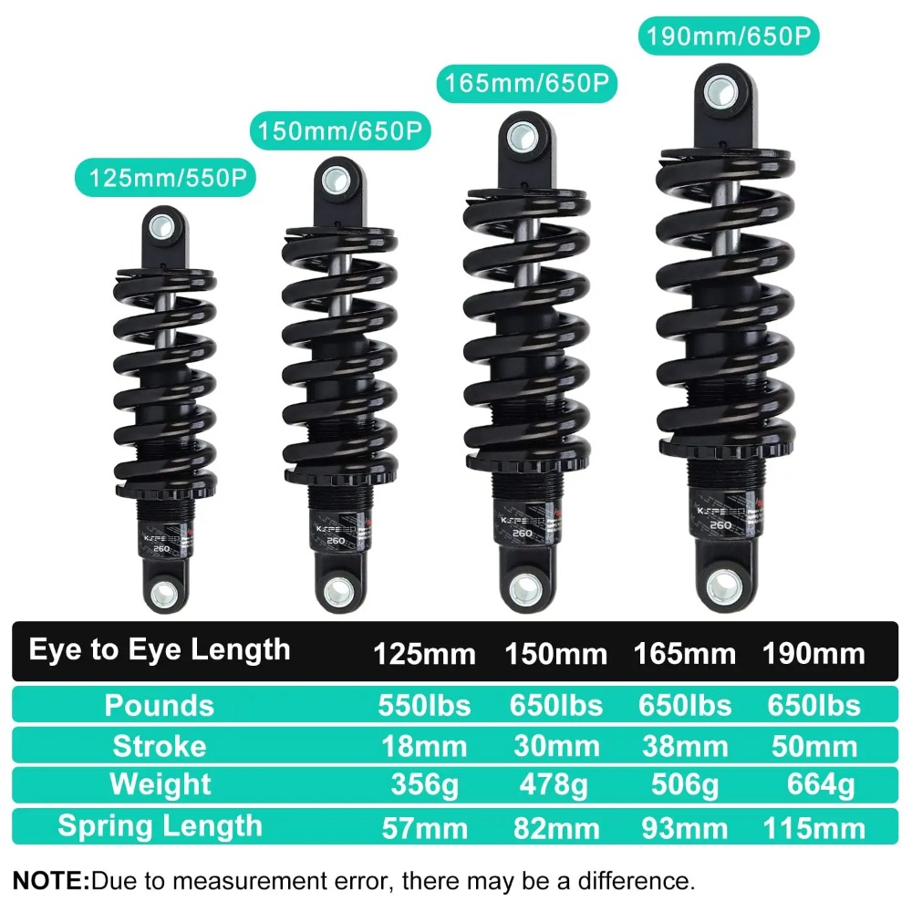 KS-260 Spring Shock Absorber R - Mountain Biking Downhill recension och pris