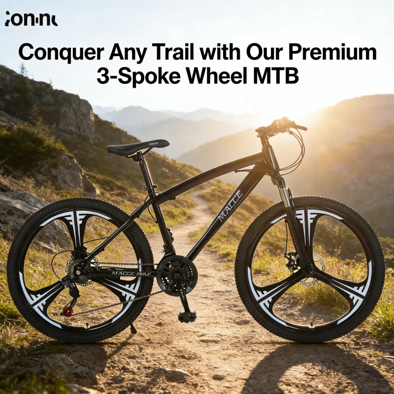 Black 24-inch Three-Knife Moun - Mountain Biking Usa recension och pris