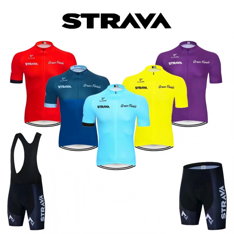 Strava Bike Jersey Set Summer  - Mountain Biking Clothes recension och pris